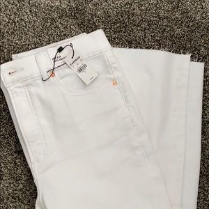 Size 8 Express White Mom Jean Super High Rise